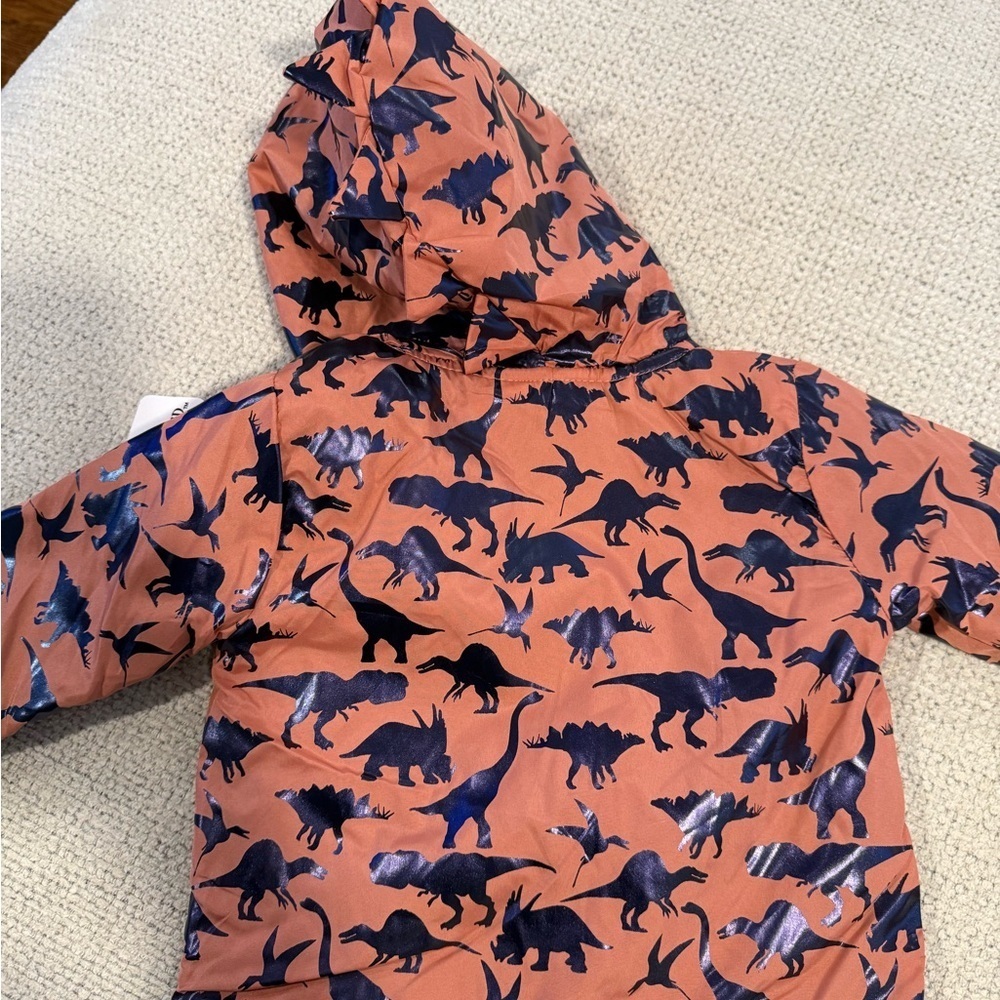 Dinosaur Print Hooded Jacket - Picture 6 of 6